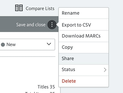 Additional Options menu 9